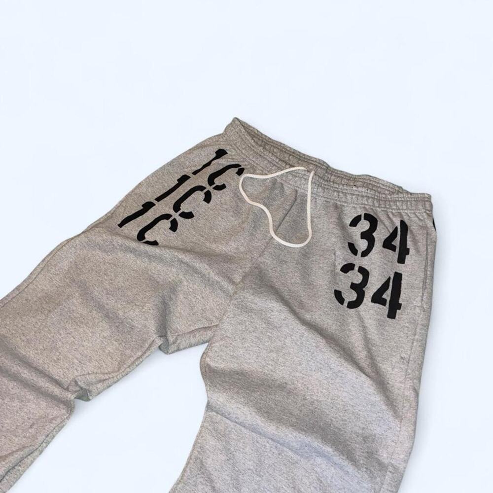 One of one custom 1c34 sweatpants hand painted